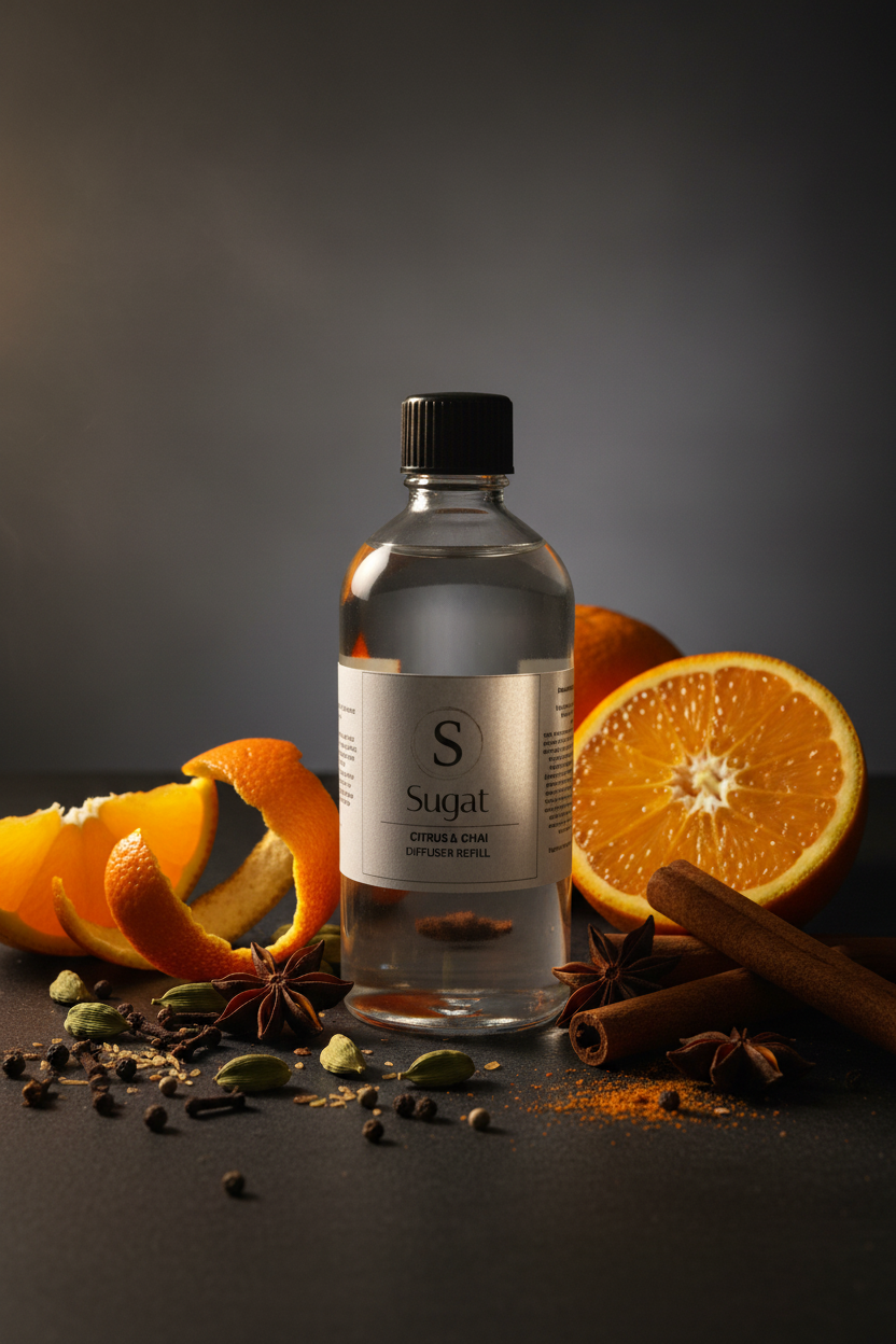 Citrus & Chai — Dramatic Editorial
