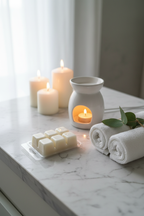 Cotton Musk Wax Melts - Spa Bathroom