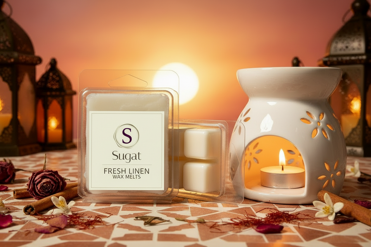 Fresh Linen Wax Melts - Casablanca with Warmer