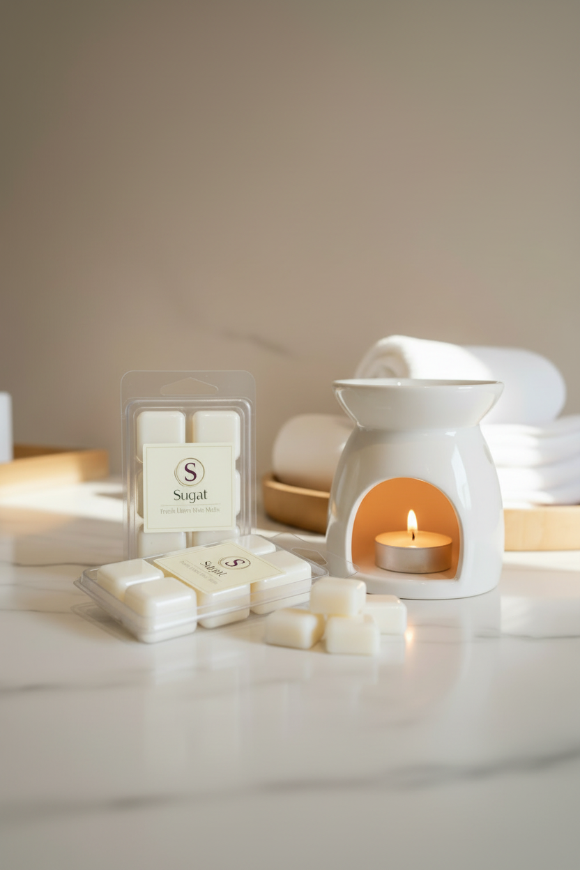 Fresh Linen Wax Melts with Warmer - Portrait