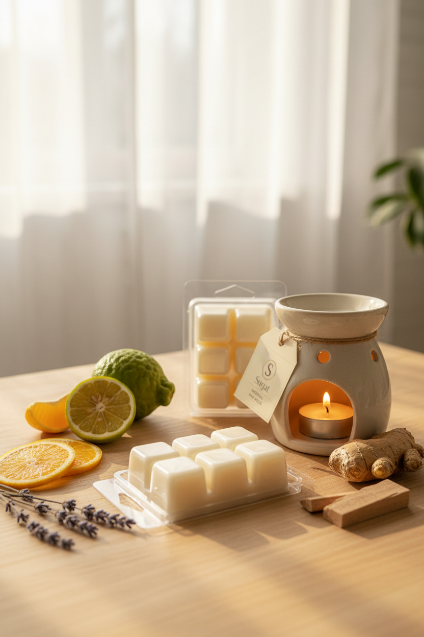Imperial Wax Melts — Open Tray with Scent Notes