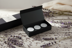 Lavender Tea Lights - Open Box on Whitewashed Wood