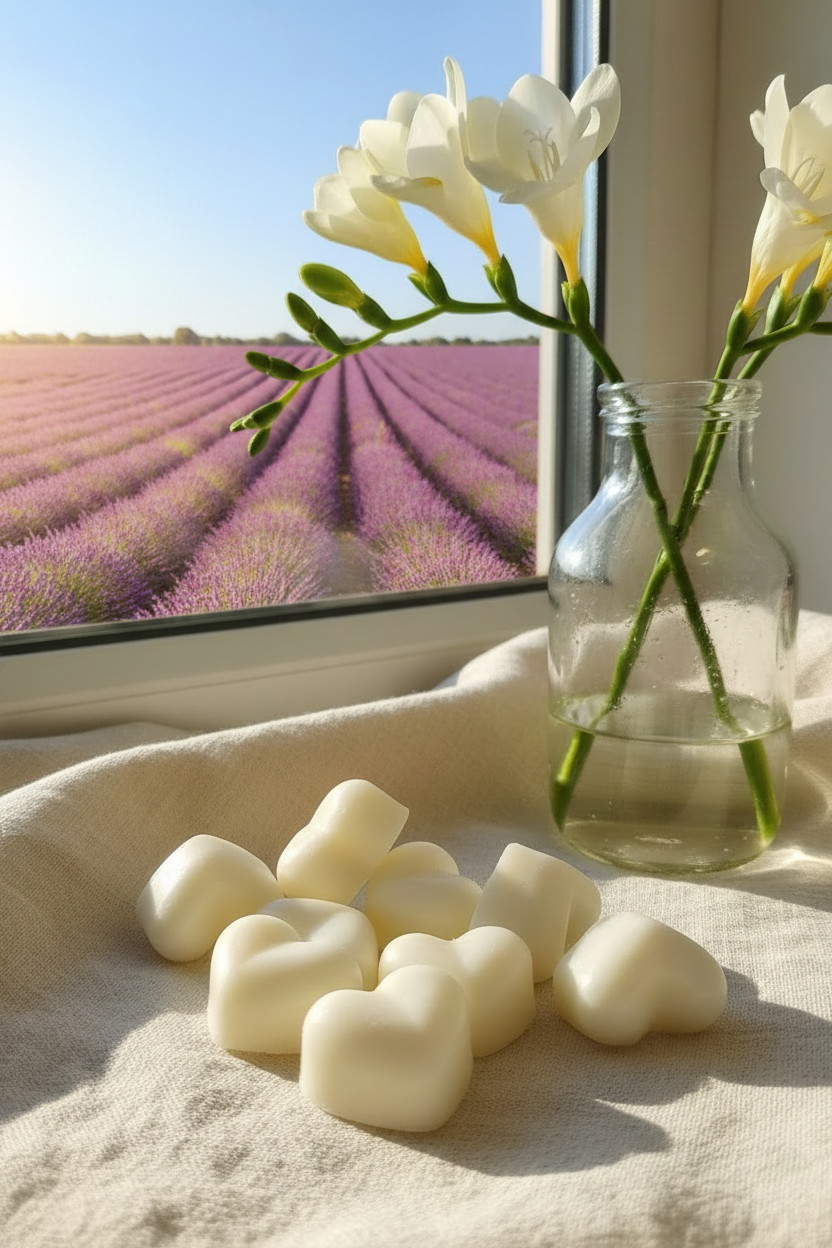 Lavender windowsill