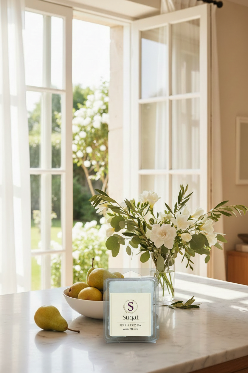 Pear & Freesia Lifestyle - Balanced Proportions