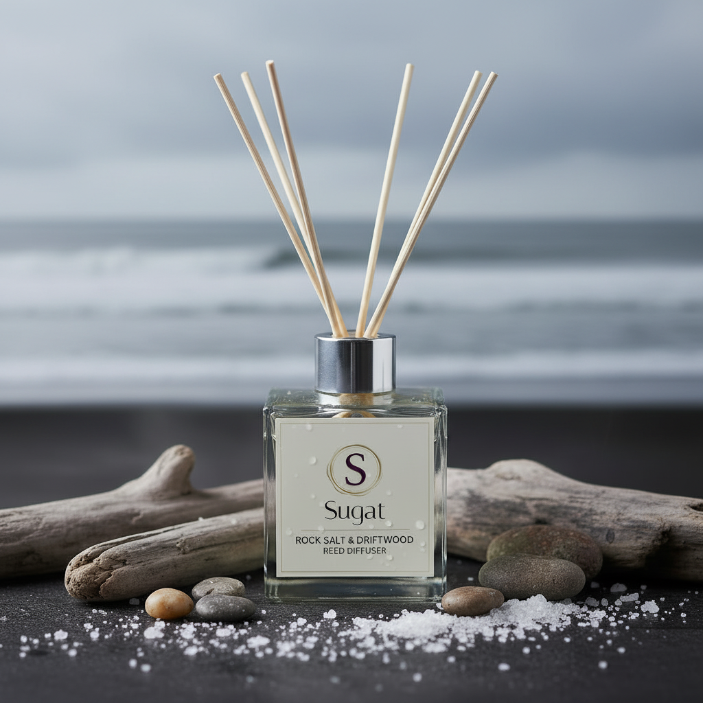 Rock Salt & Driftwood — Coastal Background Swap